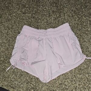Aerie Offline Like New Light Pink Active Shorts Sz XS!! Has Shorts Underneath!